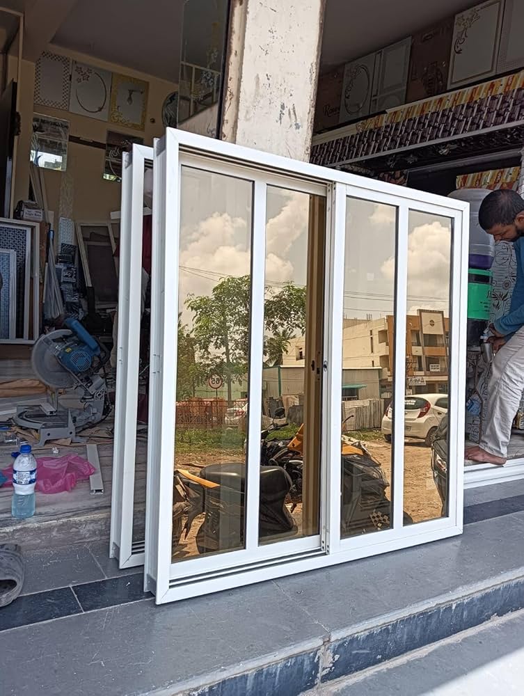 Aluminium Sliding Window 2 Track 3 Track Bhiwadi