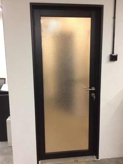 Aluminium Bathroom Gates Doors Frosted Glass Bhiwadi